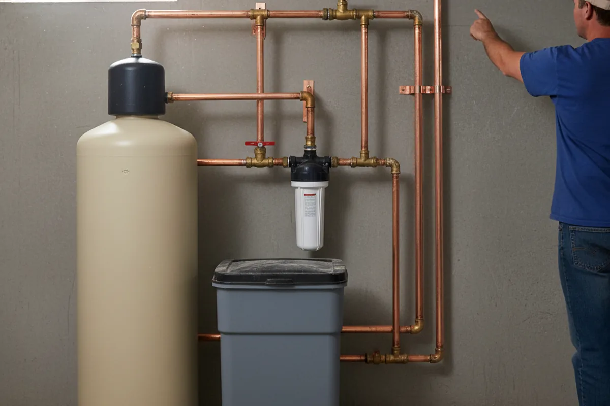 Whole-house water treatment system installed in Saint Gabriel